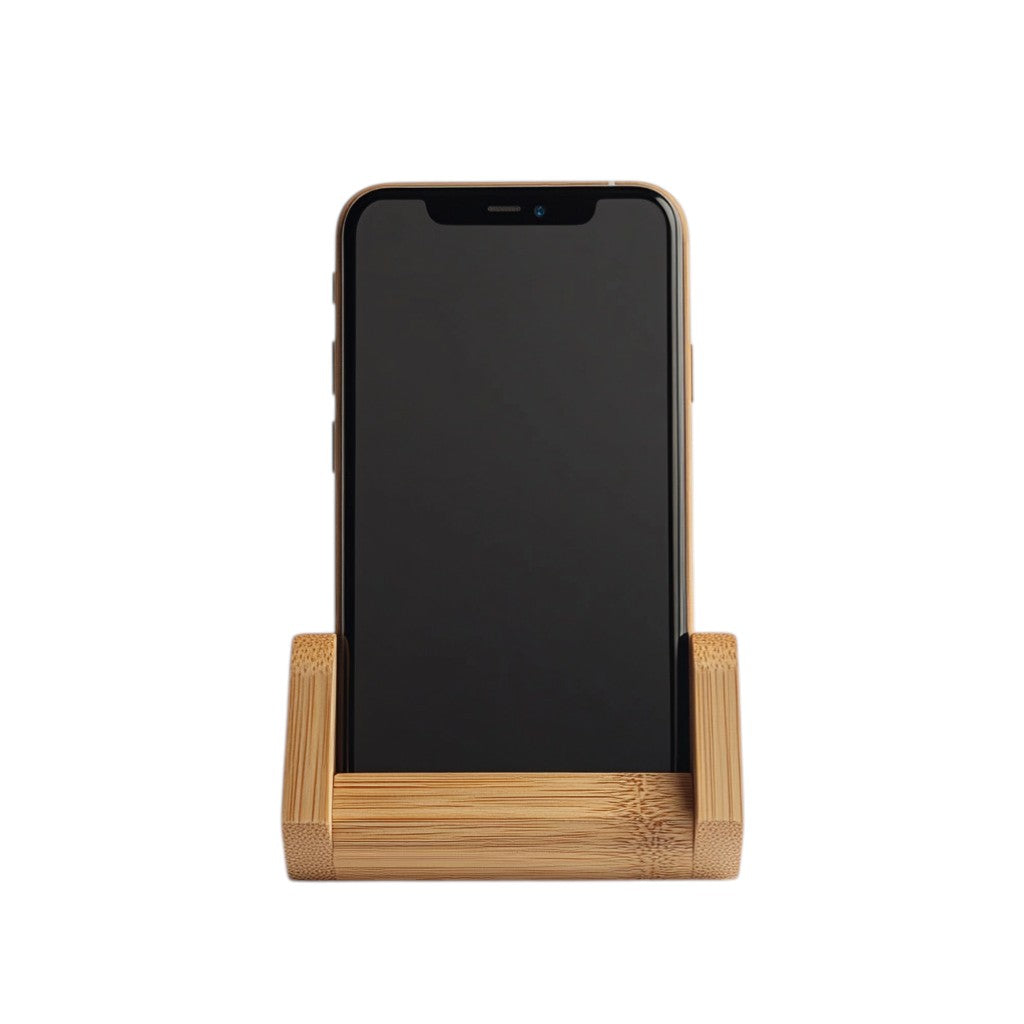 Docki Phone Holder - 100% Natural Sustainable Bamboo - Professional Grade Fiber Integrity - Bedside Charging Organizer - Heritage Series